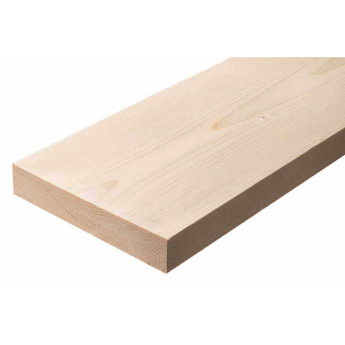 Доска сухая строганная 40х150х6000 сорт AB